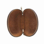 Handmade full-grain leather folding glasses case