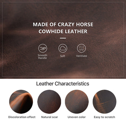 CONTACTS FAMILY Genuine Leather Watch Case Men Watch Roll Box Storage Jewelry Organizer Women Watches for Rolex Watches