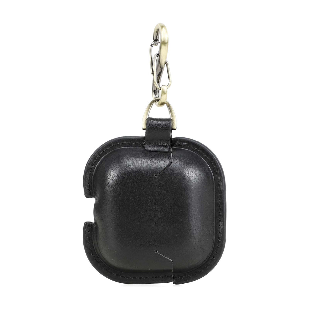 Handmade Full-Grain Leather AirPods 4 Case — CF1209-Black