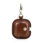 Handmade Full-Grain Leather AirPods 4 Case — CF1209-Coffee