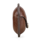 Handmade Full-Grain Leather AirPods 4 Case — CF1209-Coffee