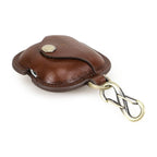 Handmade Full-Grain Leather AirPods 4 Case — CF1209-Coffee