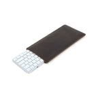 Handmade oil nubuck leather sleeve for Magic Keyboard