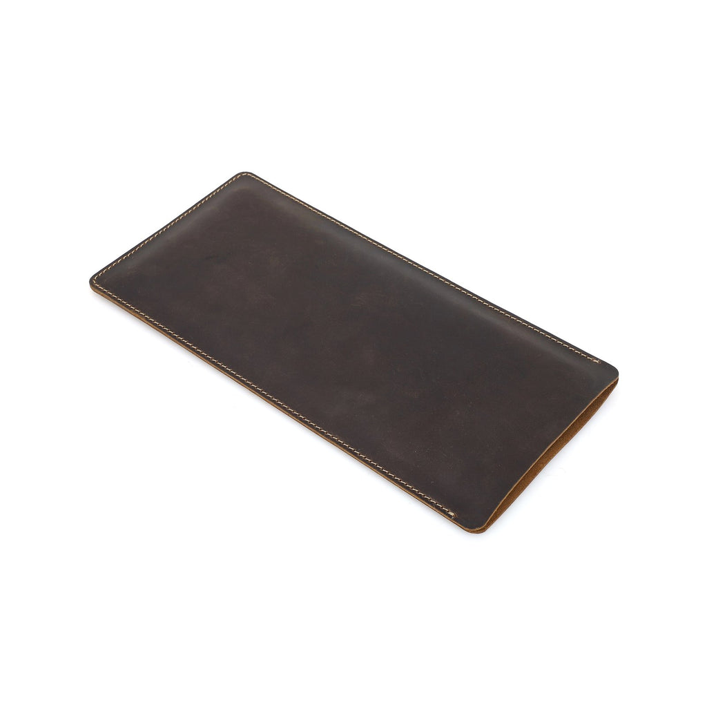 Handmade oil nubuck leather sleeve for Magic Keyboard