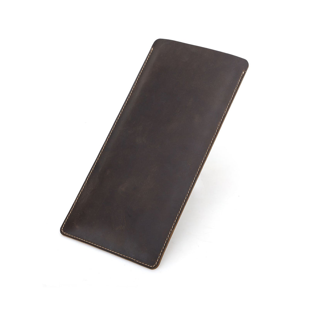 Handmade oil nubuck leather sleeve for Magic Keyboard