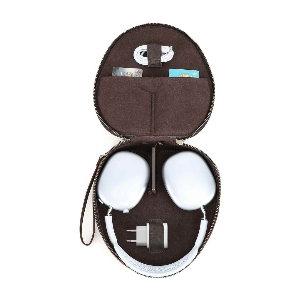 Handmade Full-Grain Leather Over-Ear Headphone Case — CF1220-AirPods-Max