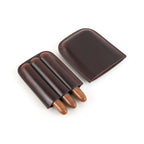 Handmade Full-Grain Leather Cigar Case — CF5003-Coffee