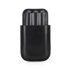 Handmade Full-Grain Leather Cigar Case — CF5003-Black
