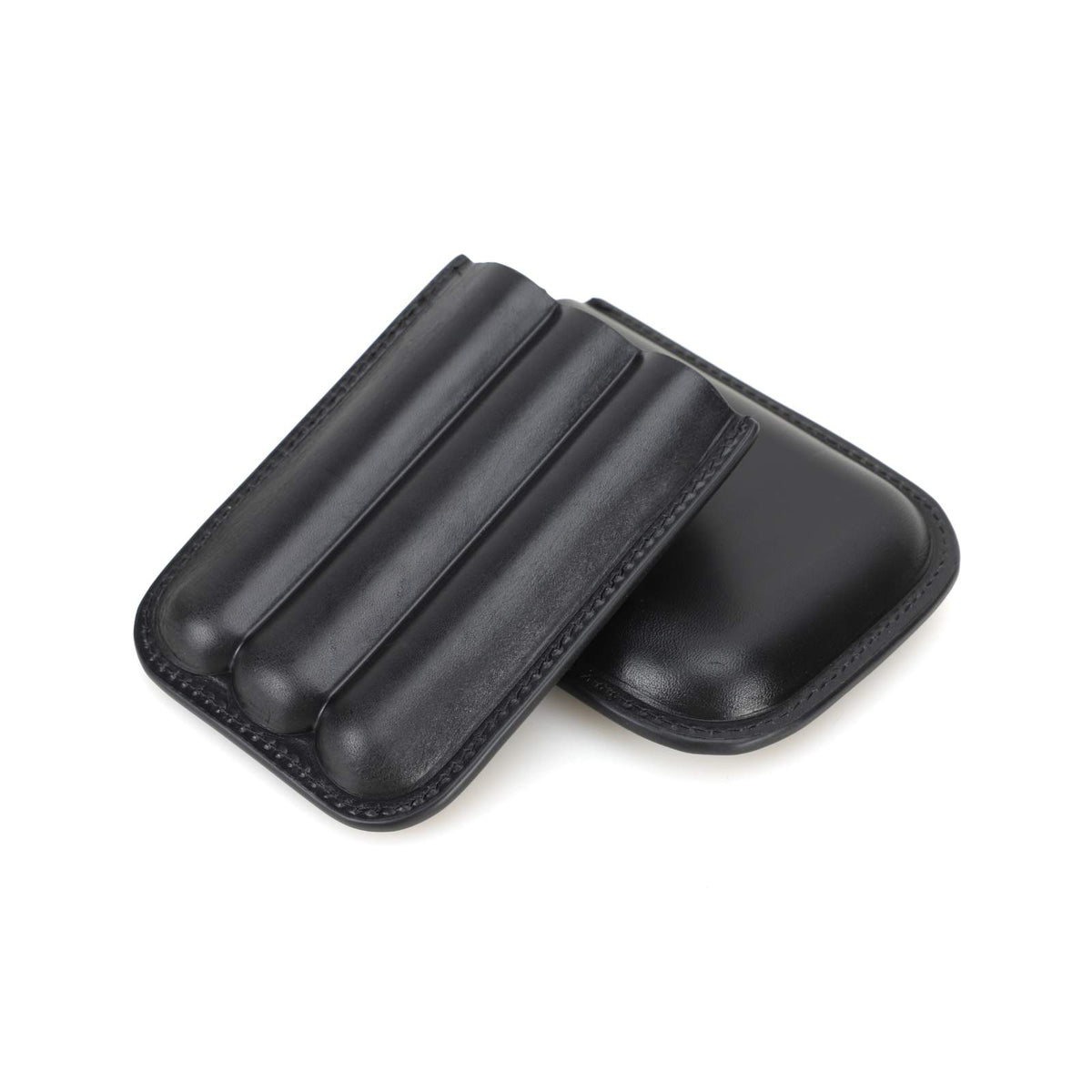 Handmade Full-Grain Leather Cigar Case — CF5003-Black