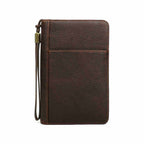 Handmade Full-Grain Leather 5-Cigar Travel Organizer — CF5009-Coffee