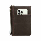 Handmade Full-Grain Leather 5-Cigar Travel Organizer — CF5009-Coffee