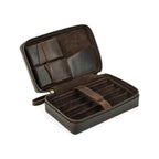 Handmade Full-Grain Leather 4-Cigar Travel Case — CF5010