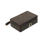 Handmade Full-Grain Leather 4-Cigar Travel Case — CF5010