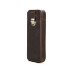 Handmade Full-Grain Leather Cigar Travel Case — CF5018