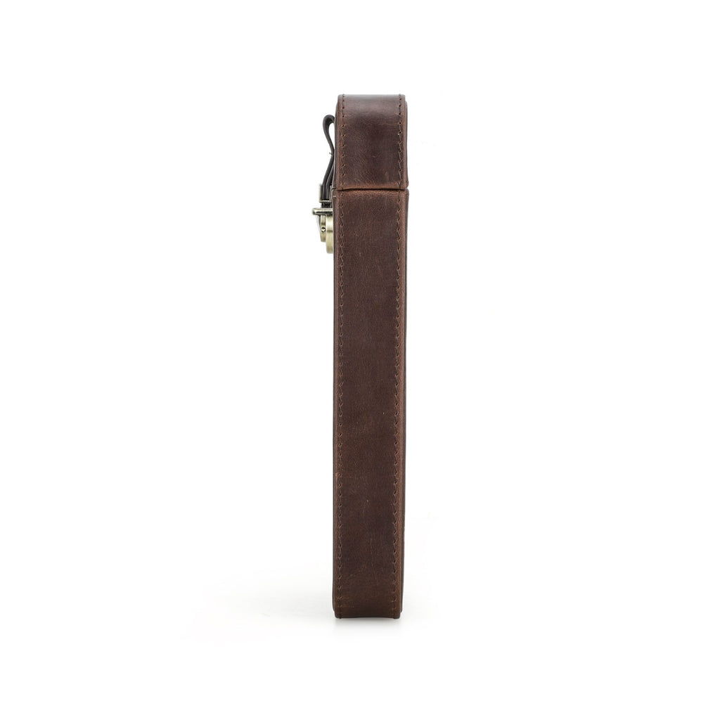 Handmade Full-Grain Leather Cigar Travel Case — CF5018