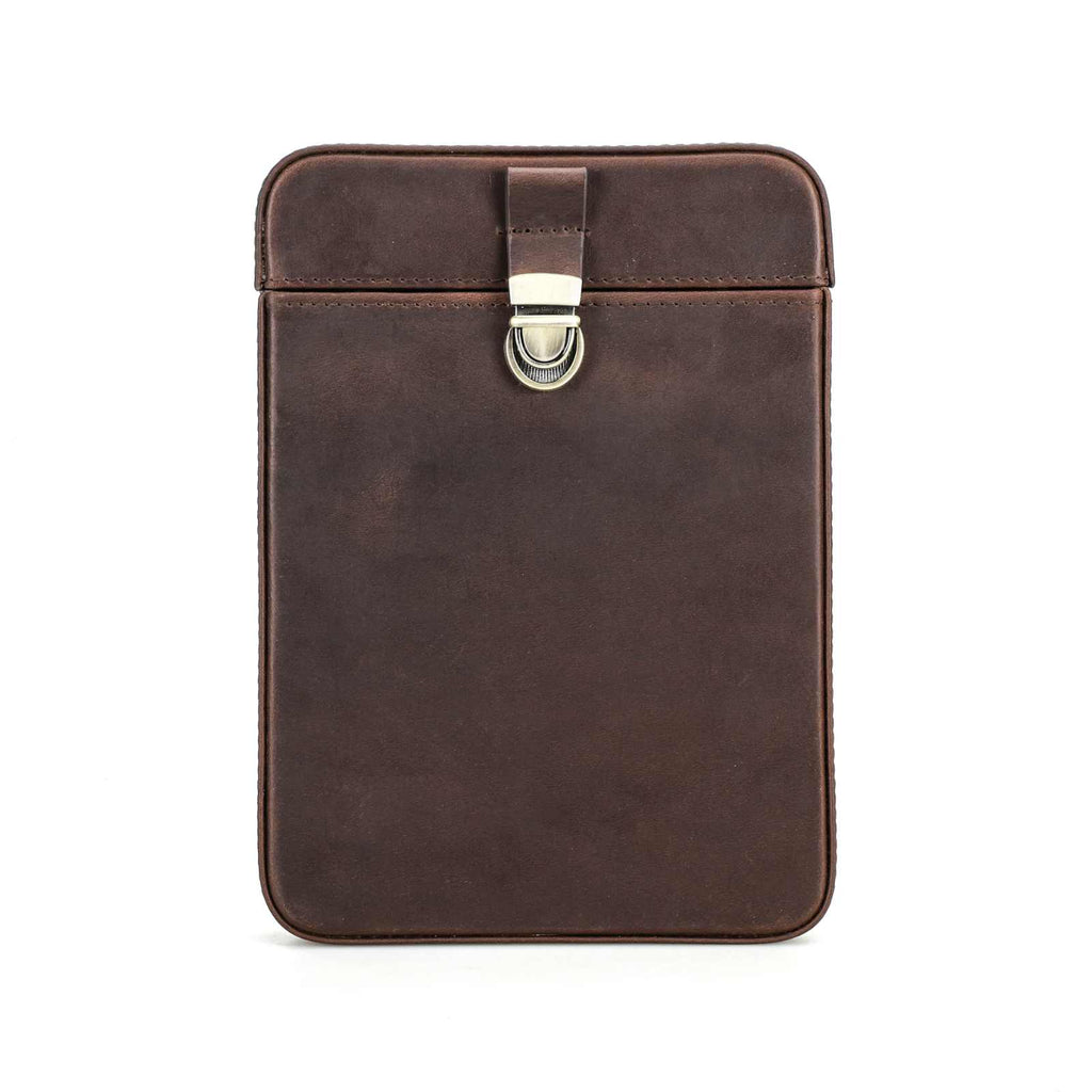 Handmade Full-Grain Leather Cigar Travel Case — CF5019