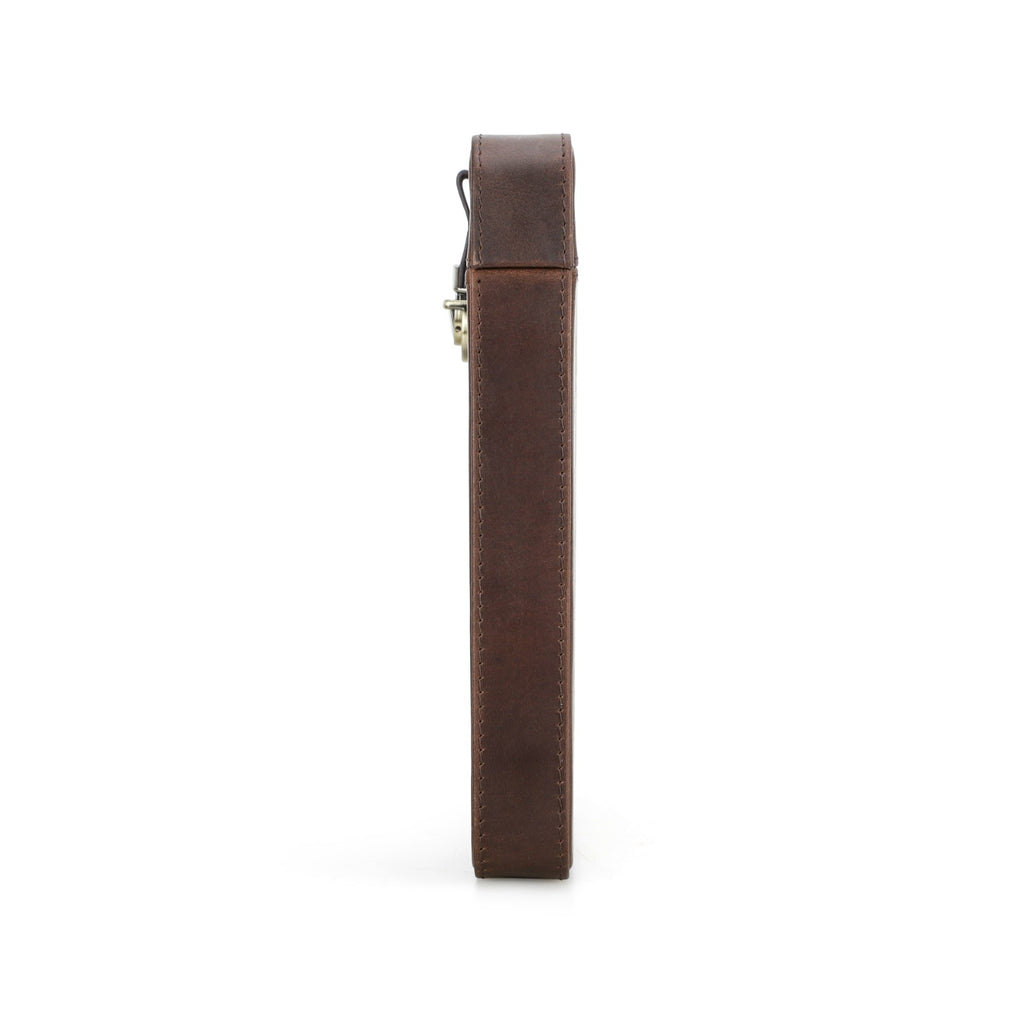 Handmade Full-Grain Leather Cigar Travel Case — CF5019