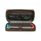 Handmade Crazy Horse leather case for original Nintendo Switch