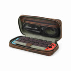 Handmade Crazy Horse leather case for original Nintendo Switch