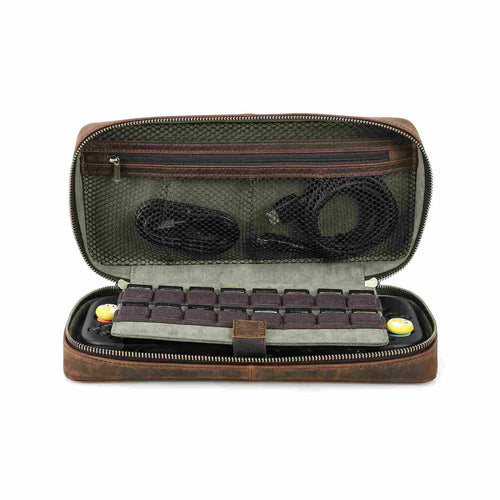 Handmade Crazy Horse leather case for Nintendo Switch 2