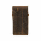 Handmade crazy horse leather pen pouch — 3 Slots