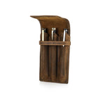 Handmade crazy horse leather pen pouch — 3 Slots