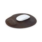 Handmade Full-Grain Leather Mouse Pad with Wrist Rest