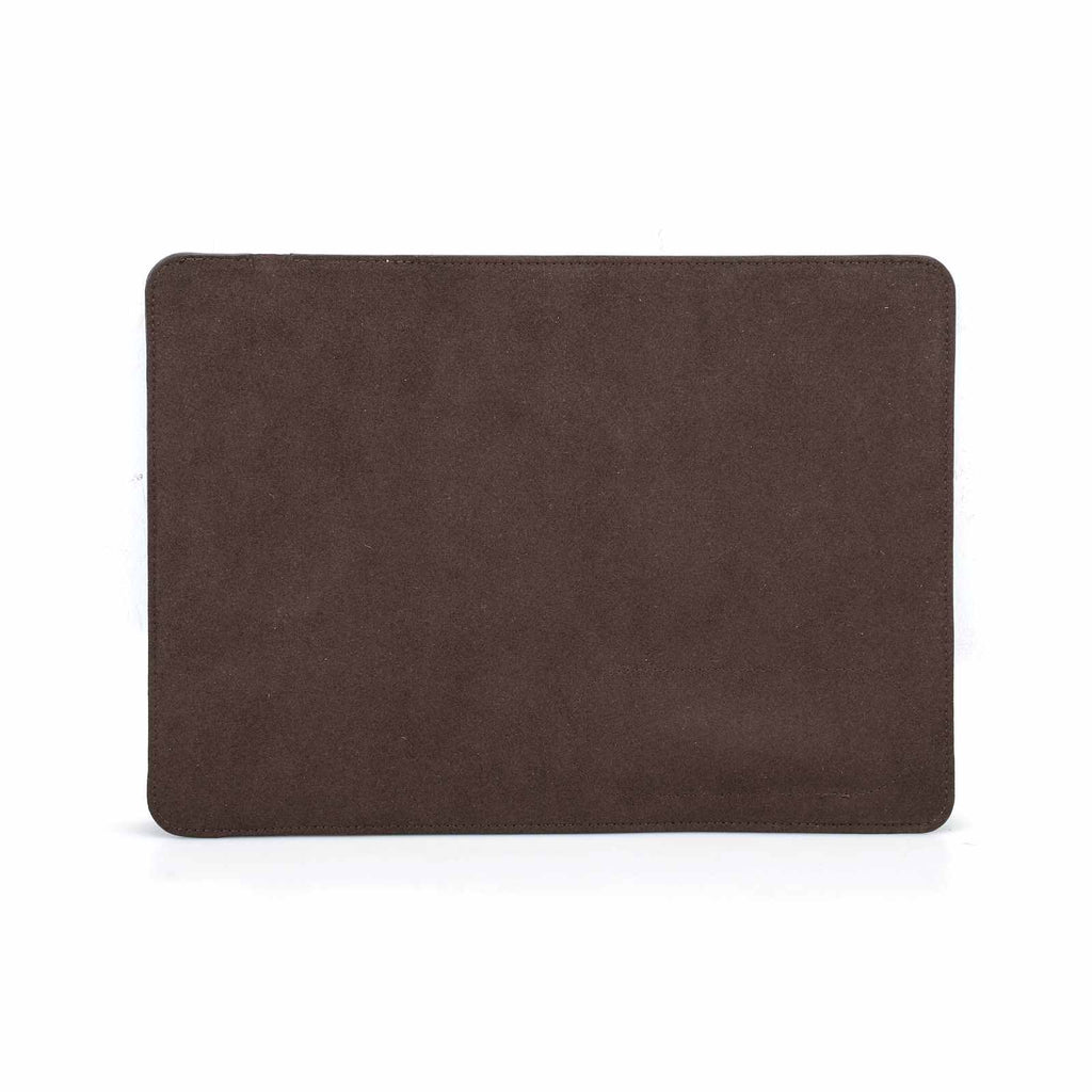 Handmade full-grain leather wireless charging mouse pad