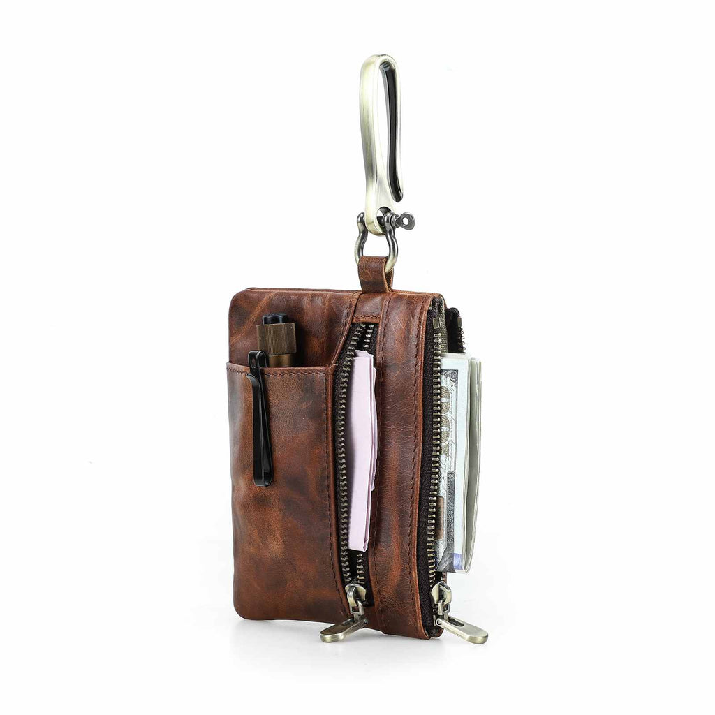 Handmade Full-Grain Leather EDC Tool Pouch — CF9099