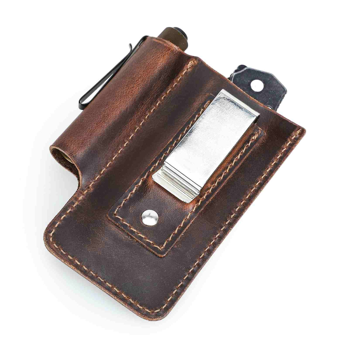 Handmade Full-Grain Leather Belt Tool Holster — CF9102