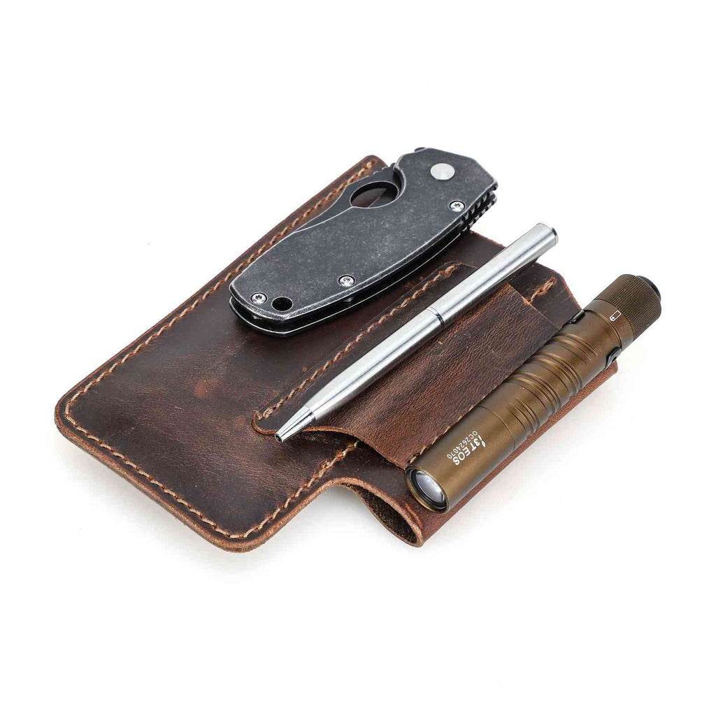 Handmade Full-Grain Leather Belt Tool Holster — CF9102