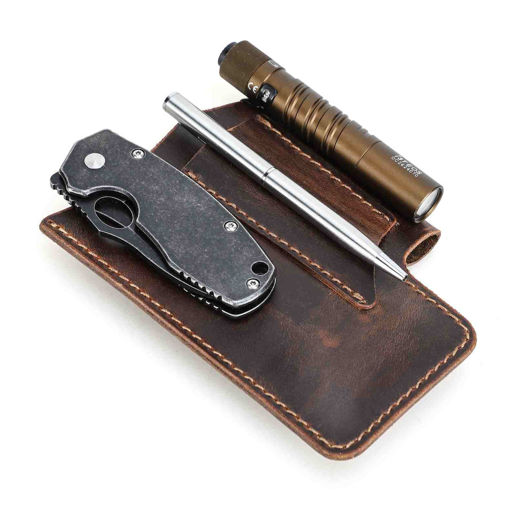 Handmade Full-Grain Leather Belt Tool Holster — CF9102