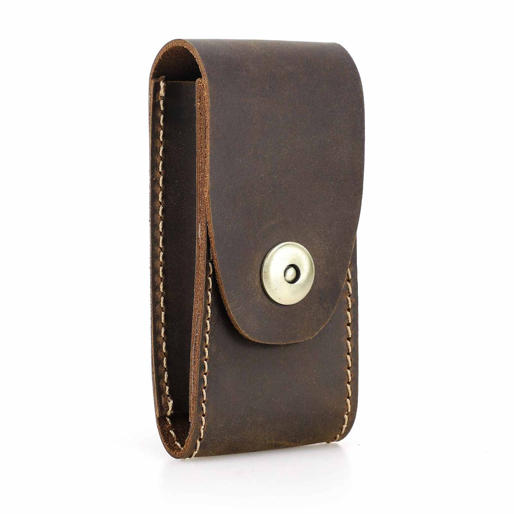 Handmade Full-Grain Leather EDC Multi-Tool Organizer — CF9105