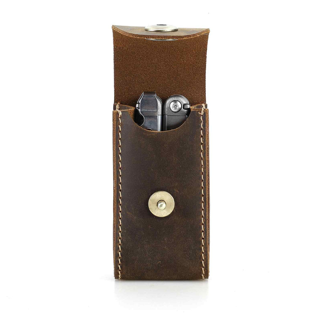 Handmade Full-Grain Leather EDC Multi-Tool Organizer — CF9105