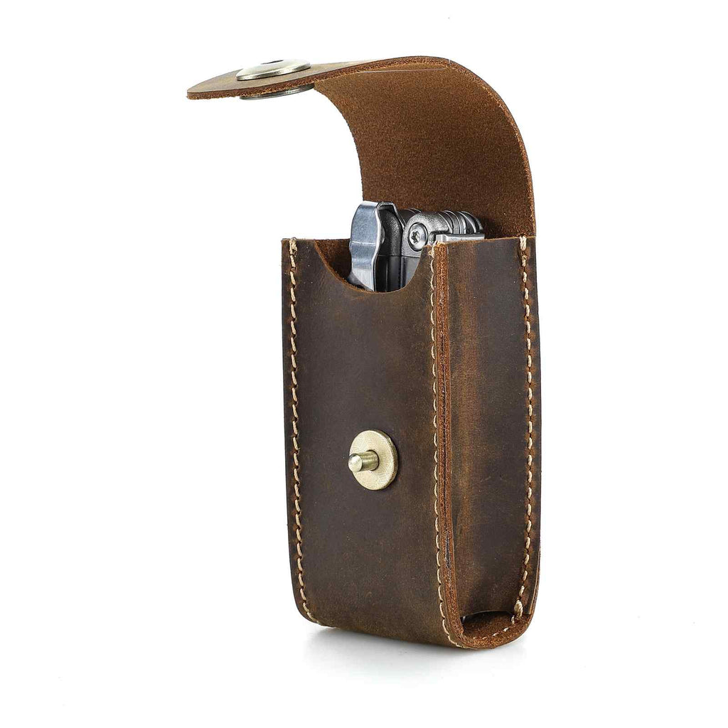 Handmade Full-Grain Leather EDC Multi-Tool Organizer — CF9105