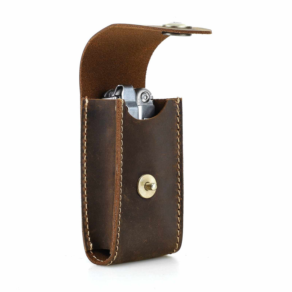 Handmade Full-Grain Leather EDC Multi-Tool Organizer — CF9105
