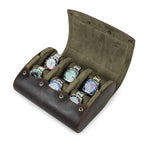 Handmade Full Grain Leather Egg-Shaped Watch Case