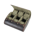 Handmade Full Grain Leather Egg-Shaped Watch Case