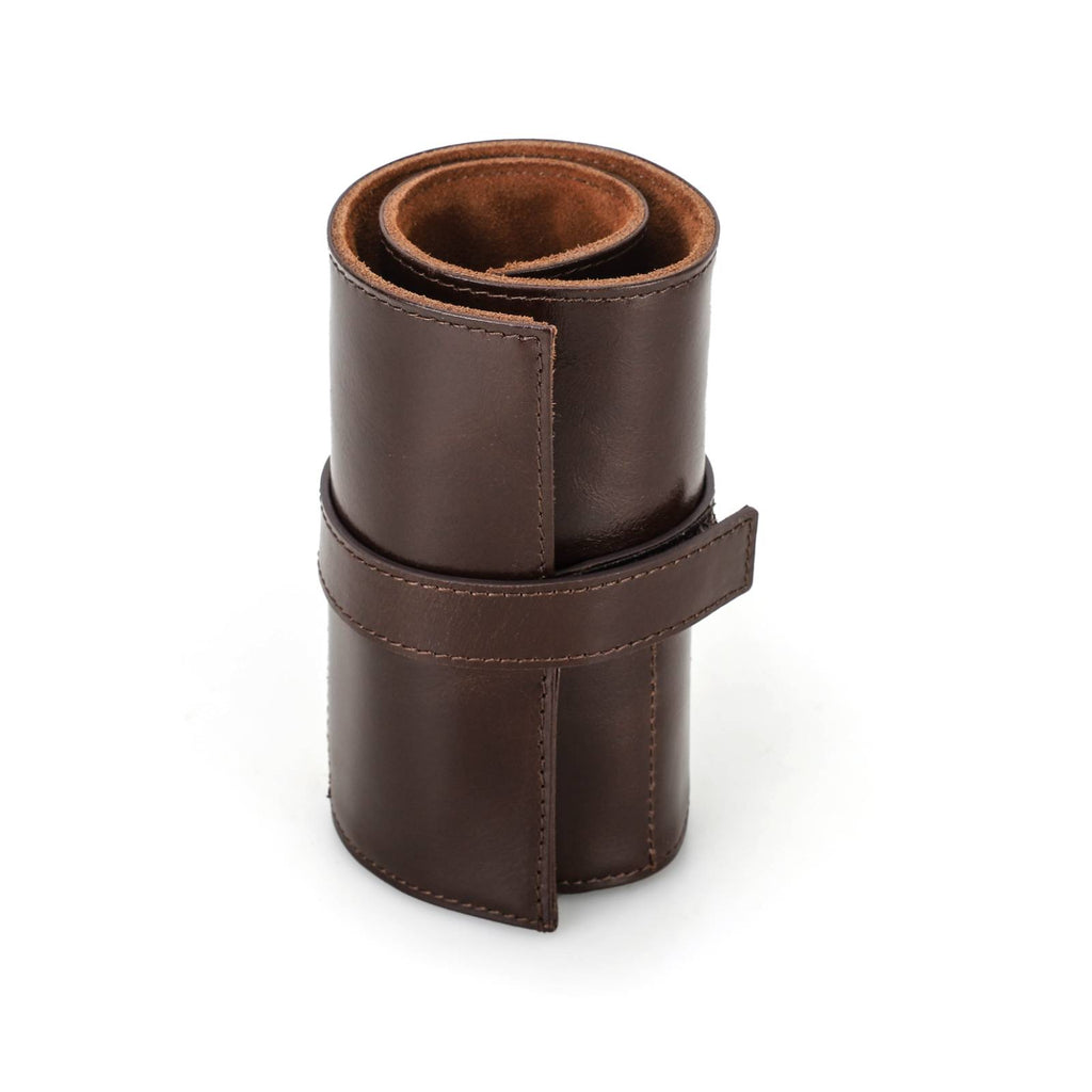 Handmade Full-Grain Waxed Leather 6-Watch Roll