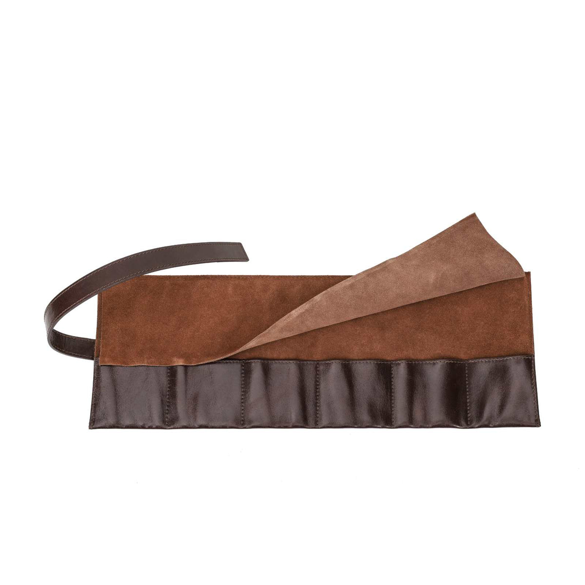 Handmade Full-Grain Waxed Leather 6-Watch Roll