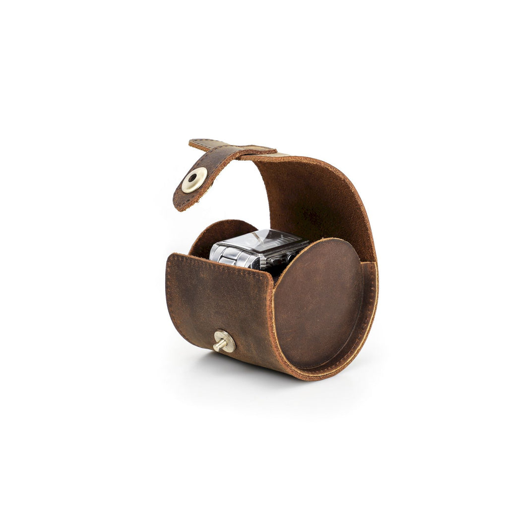 Handmade Full-Grain Leather Single-Watch Roll