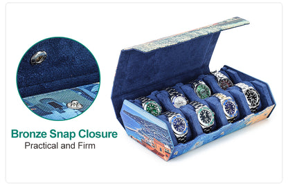 Custom 3D-Printed Leather Watch Box – Personalize with Your Design!