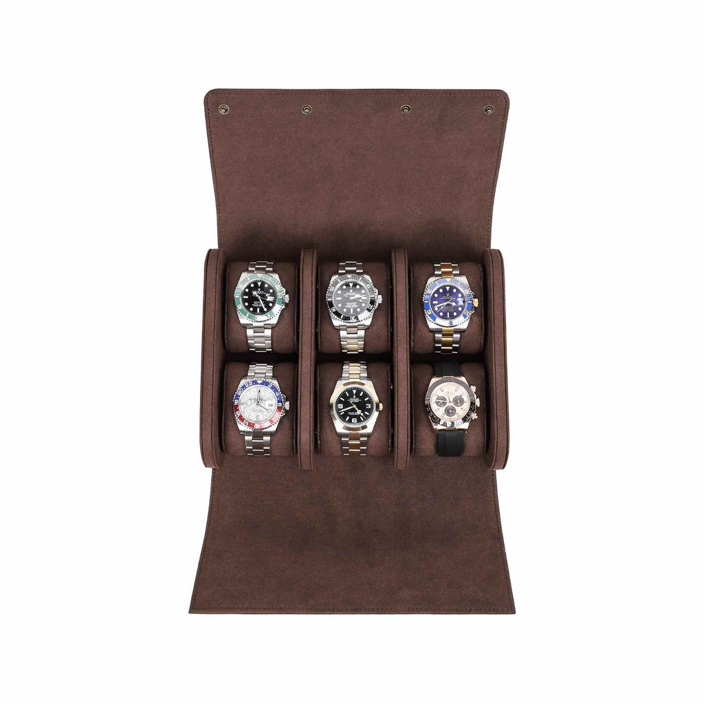 CONTACTS FAMILY 6 Watches handmade full-grain leather watch case - view 2