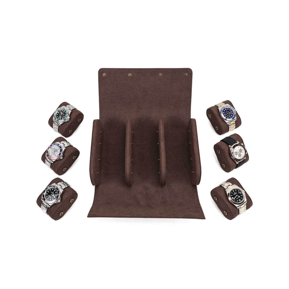 CONTACTS FAMILY 6 Watches handmade full-grain leather watch case - view 7