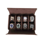 CONTACTS FAMILY 8 Watches handmade full-grain leather watch case - view 2