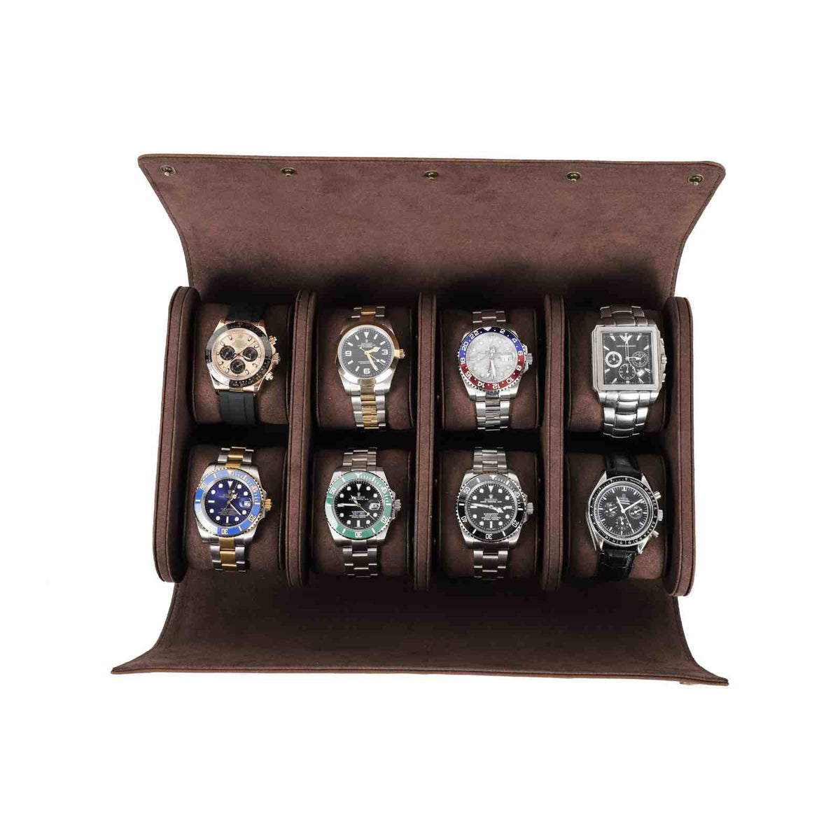 CONTACTS FAMILY 8 Watches handmade full-grain leather watch case - view 2