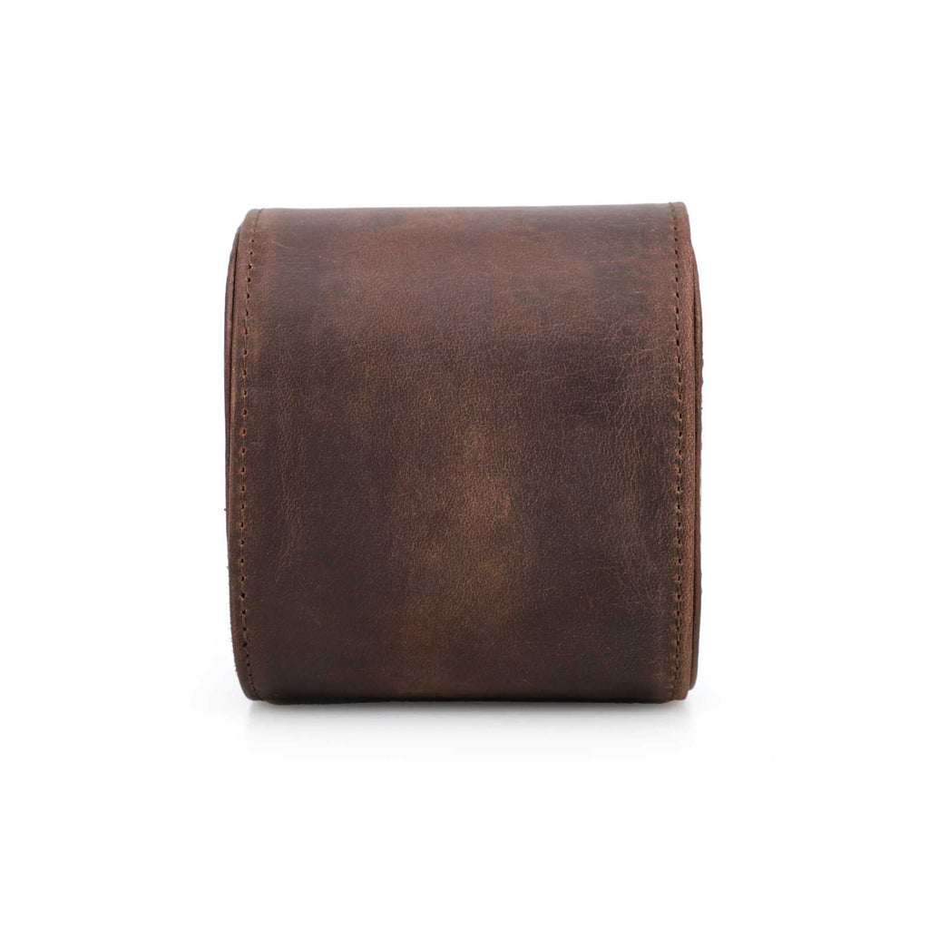 CONTACTS FAMILY 1 Watch handmade full-grain leather watch case - view 4