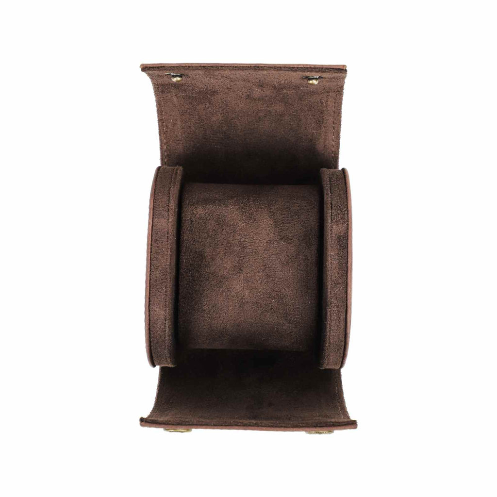 CONTACTS FAMILY 1 Watch handmade full-grain leather watch case - view 5
