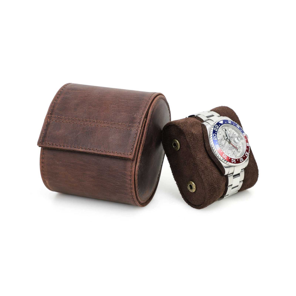 CONTACTS FAMILY 1 Watch handmade full-grain leather watch case - view 7