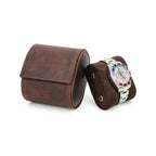 CONTACTS FAMILY 1 Watch handmade full-grain leather watch case - view 7